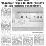 El Nuevo País Colectiva Montaje, Martes 4 de Septiembre 2012